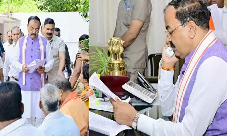 उत्तर प्रदेश के डिप्टी सीएम केशव मौर्य ने जनता की समस्याएं सुनीं