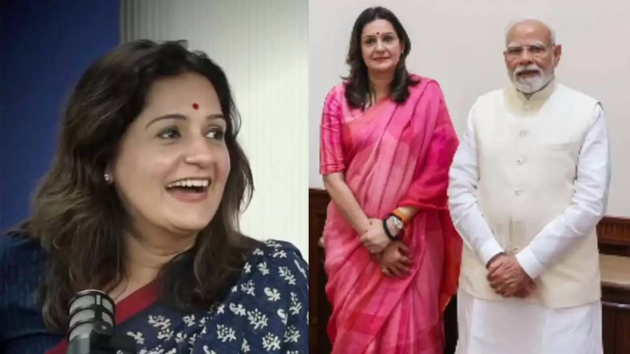 प्रियंका चतुर्वेदी का पीएम मोदी के साथ फोटो पर मजेदार इंटरव्यू
