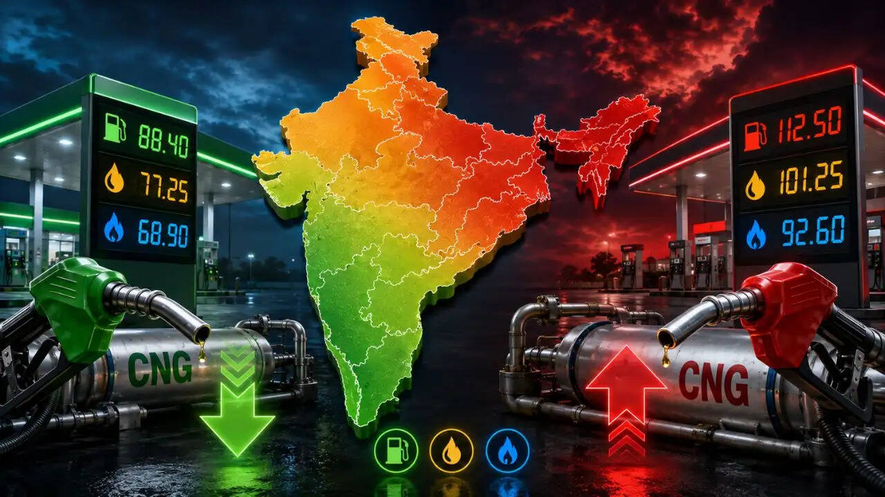 देश में ईंधन की कीमतों में वृद्धि: पेट्रोल, डीजल और CNG के दामों में अंतर