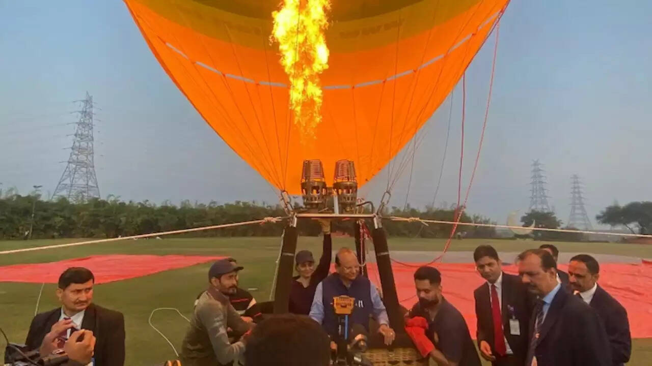 दिल्ली में हॉट एयर बैलून राइड का आगाज़, 29 नवंबर से शुरू