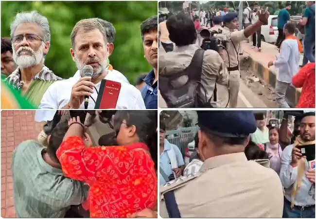बिहार में संविदा कर्मियों पर लाठीचार्ज: राहुल गांधी का तीखा बयान