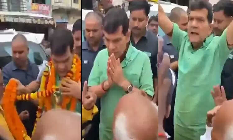 ऊर्जा मंत्री एके शर्मा का विवादास्पद वीडियो वायरल, बिजली की शिकायत पर दिया धार्मिक नारा