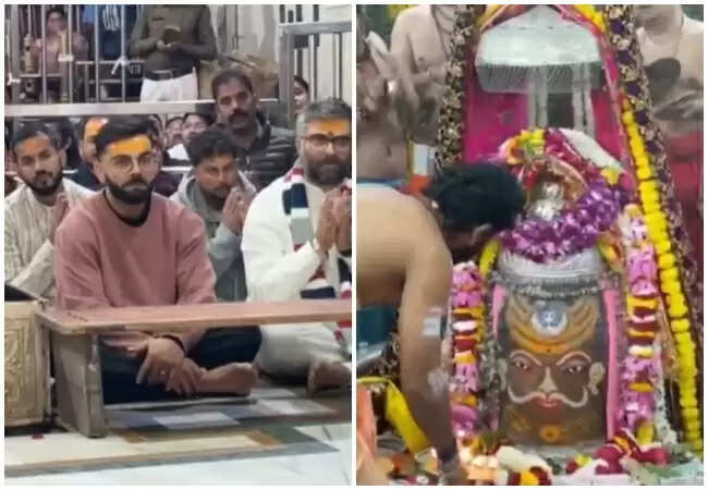 भारत और न्यूजीलैंड के बीच तीसरा वनडे: विराट कोहली का महाकाल मंदिर दौरा