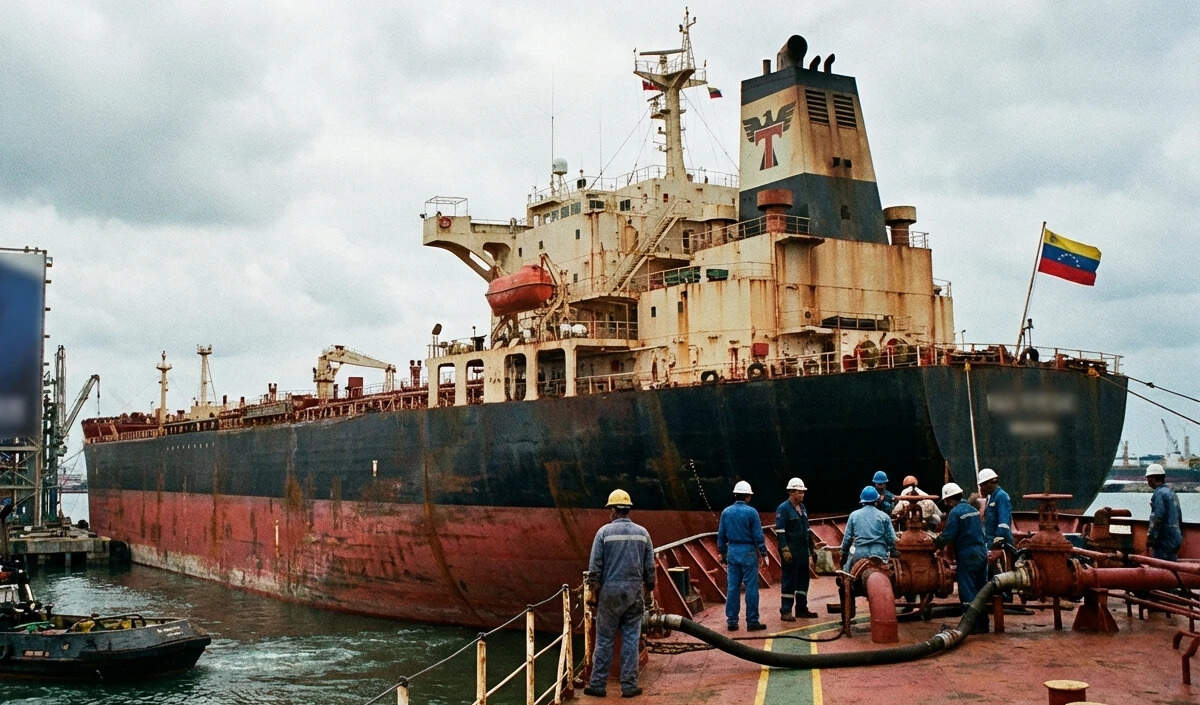 अमेरिकी बलों ने वेनेजुएला के तेल टैंकर पर किया नियंत्रण