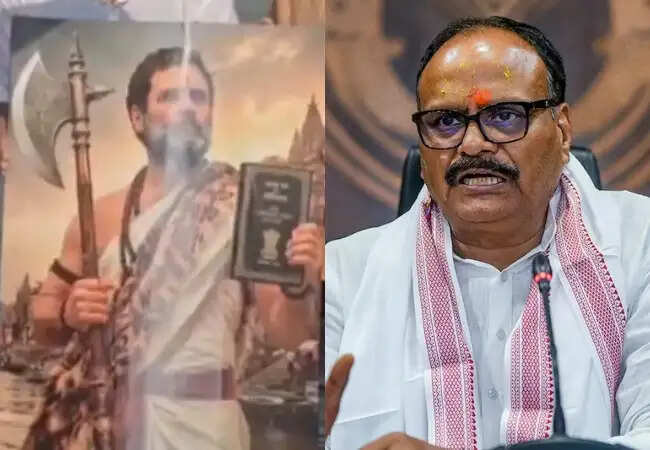 राहुल गांधी के जन्मदिन पर भगवान परशुराम के पोस्टर पर विवाद