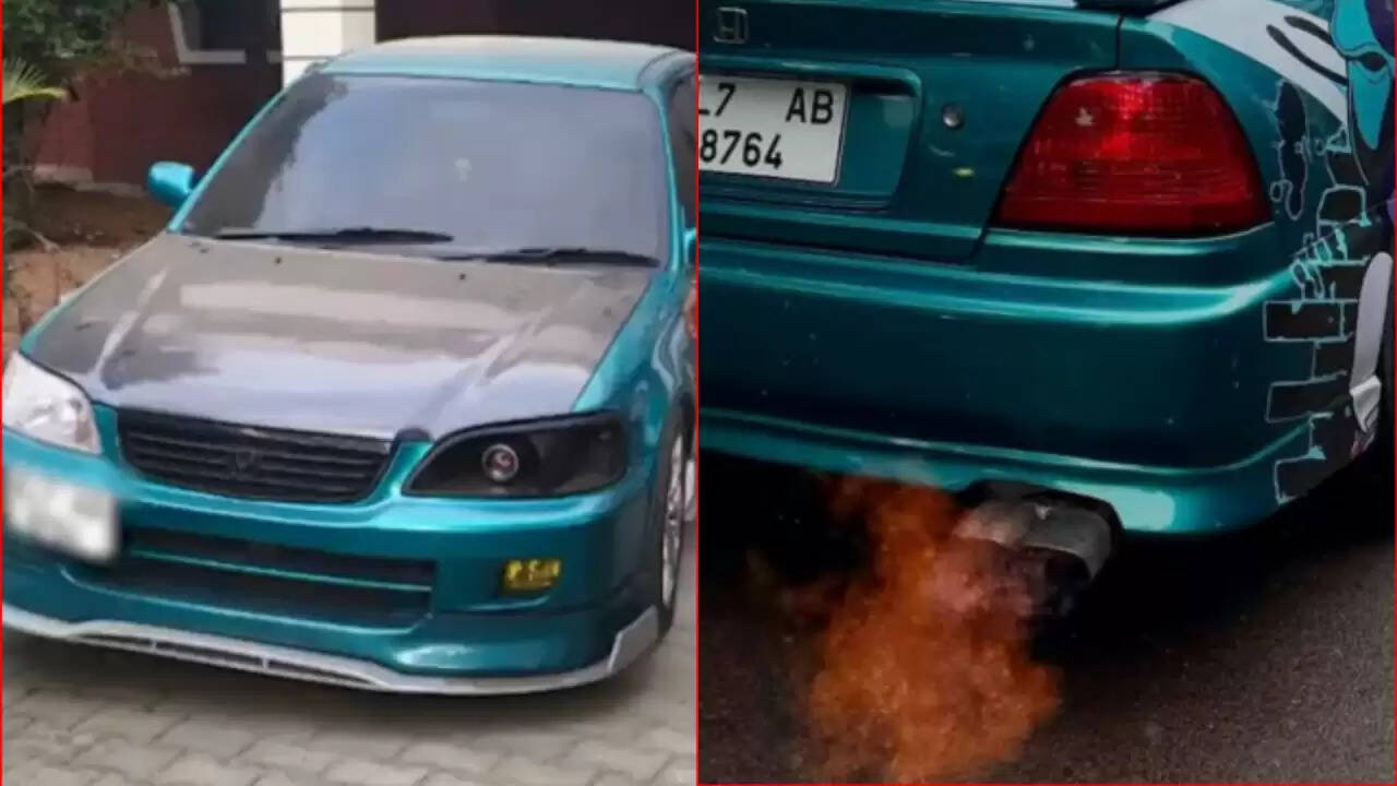 बेंगलुरु में इंजीनियरिंग छात्र की कार के अवैध संशोधन ने बढ़ाई मुसीबत, 1.11 लाख का जुर्माना