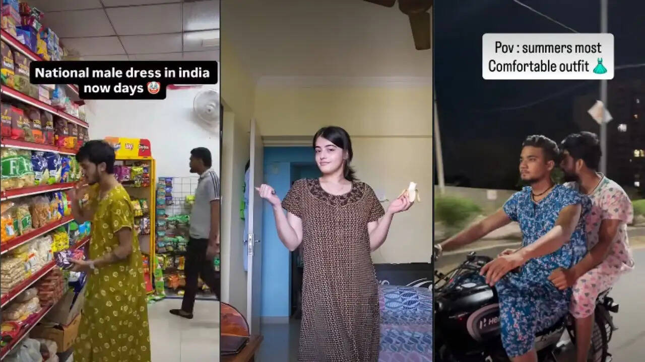 क्या है Gen Z लड़कों का नया फैशन ट्रेंड: नाइटी और मैक्सी का जलवा!