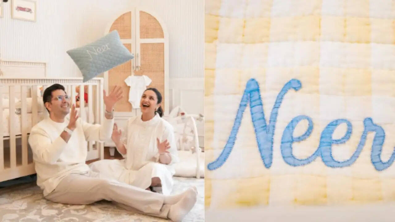 परिणीति चोपड़ा और राघव चड्ढा ने बेटे के लिए बनाई खूबसूरत नर्सरी