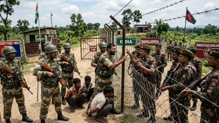 बांग्लादेश-भारत सीमा पर विवाद: BSF और BGB के बीच आरोप-प्रत्यारोप