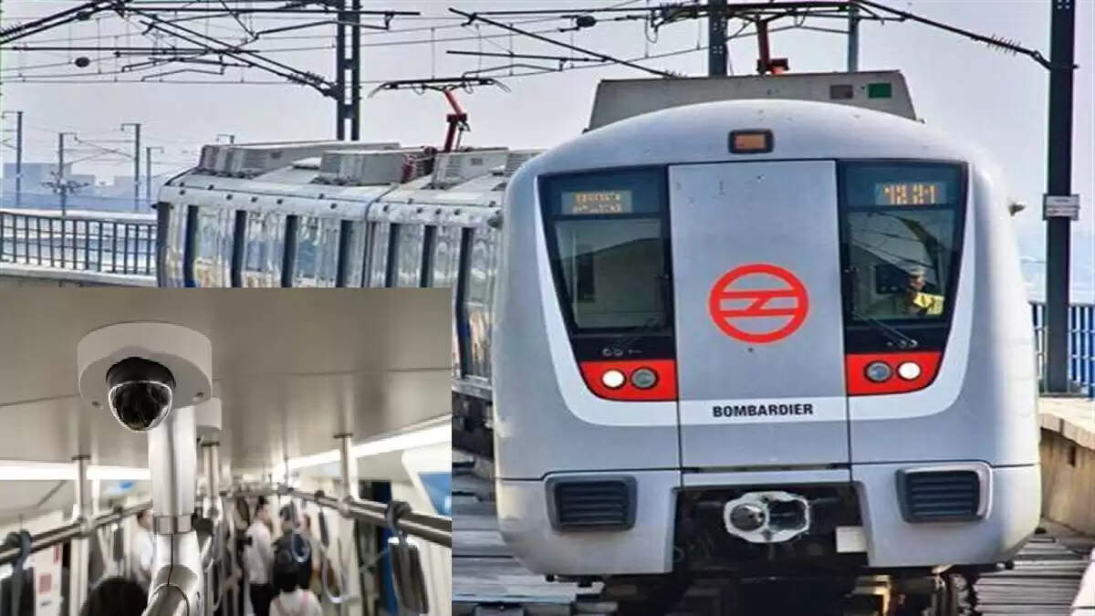 नोएडा-ग्रेटर नोएडा मेट्रो में हाईटेक CCTV कैमरे लगाने की तैयारी