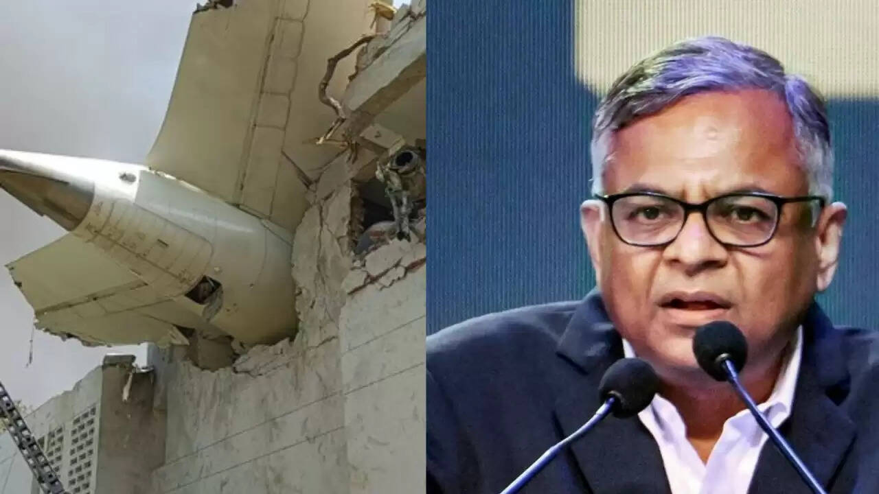 एयर इंडिया की फ्लाइट AI-171 दुर्घटना: एन चंद्रशेखरन ने जताई गहरी चिंता
