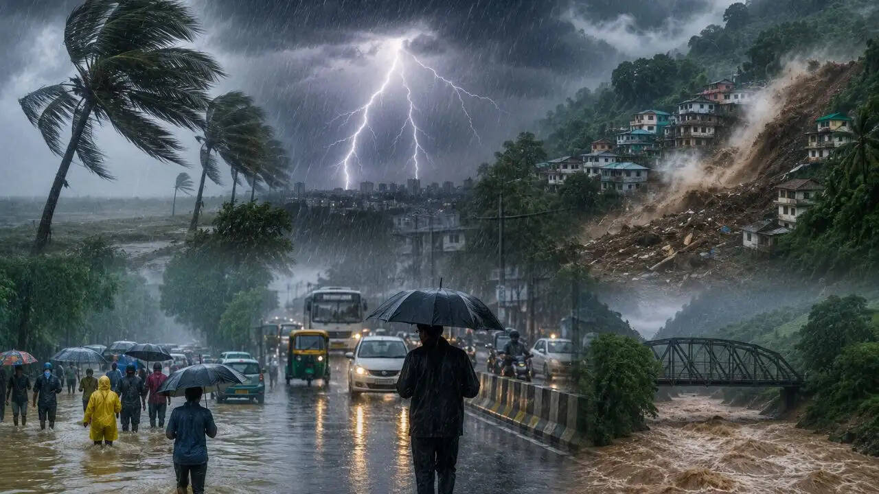 भारत में मानसून का कहर: 22 जुलाई को कई राज्यों में भारी बारिश का अलर्ट
