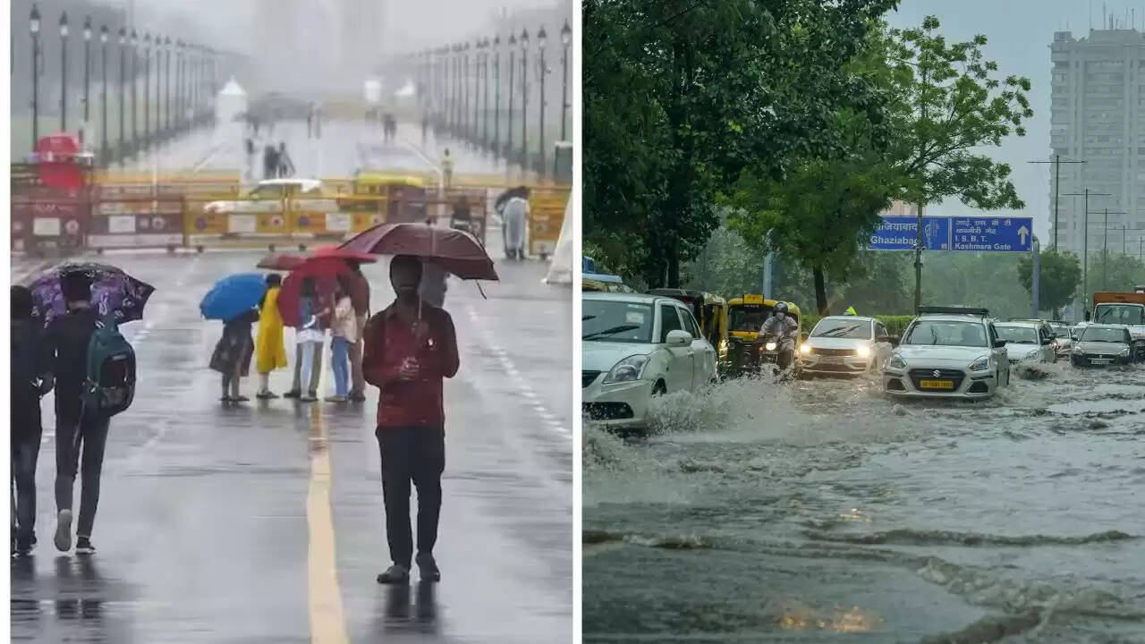दिल्ली में बारिश का कहर: यातायात प्रभावित और मौसम का पूर्वानुमान