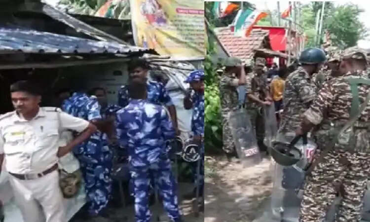 पश्चिम बंगाल विधानसभा चुनाव: पुनर्मतदान के दौरान तनाव और सुरक्षा बलों की तैनाती