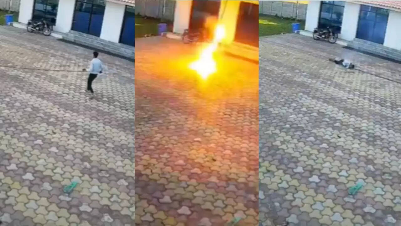 खजुराहो में युवक की हाईटेंशन लाइन से करंट लगने से मौत