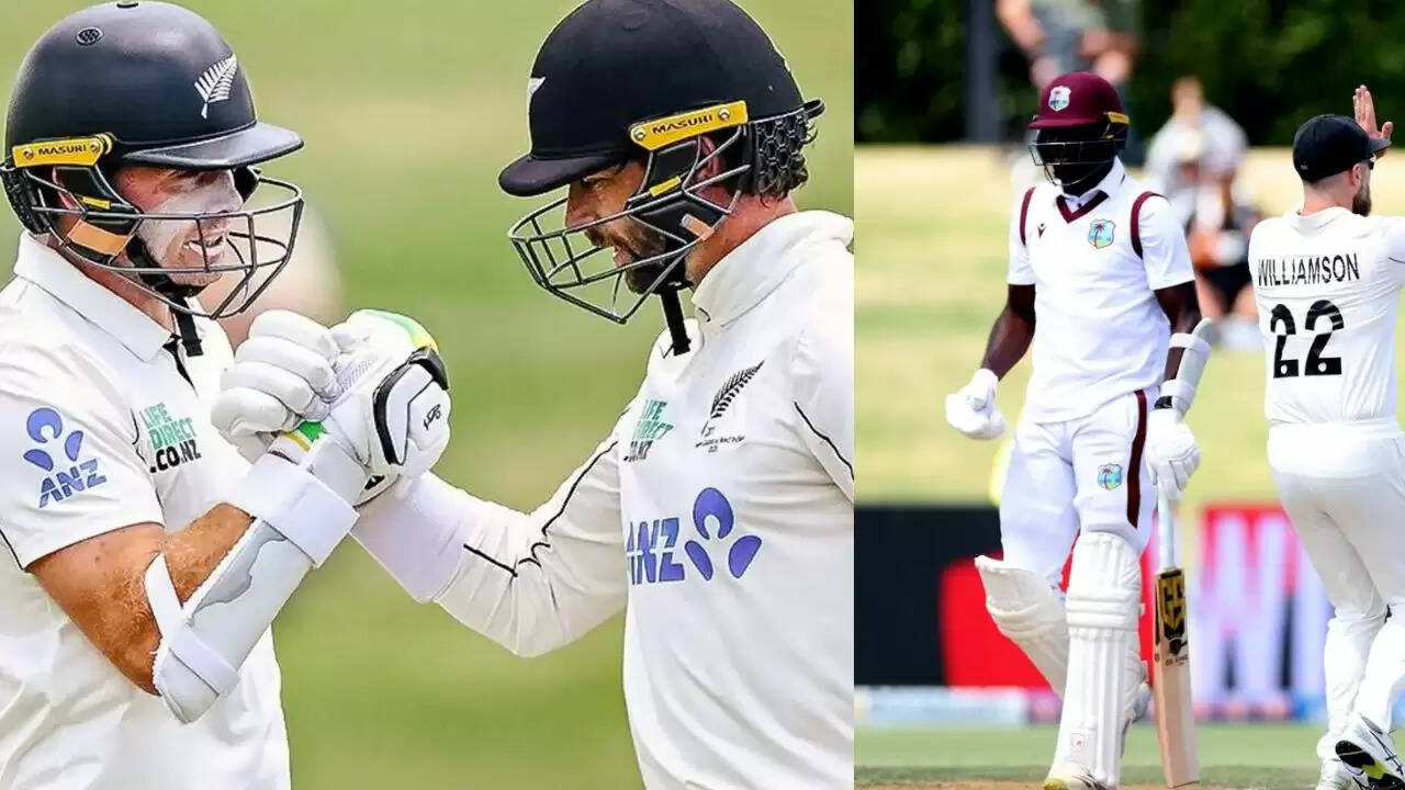 न्यूजीलैंड ने वेस्टइंडीज के खिलाफ 462 रनों का लक्ष्य रखा, वेस्टइंडीज की मजबूत शुरुआत