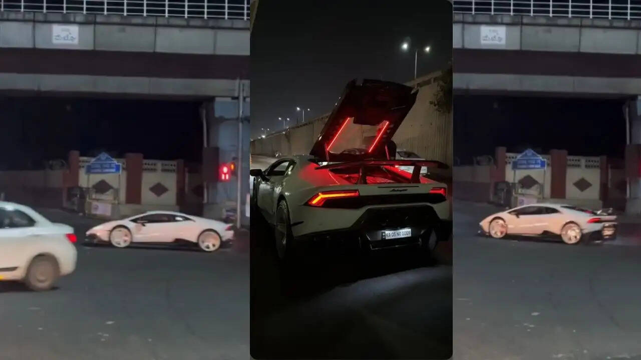 बेंगलुरु में Lamborghini का खतरनाक स्टंट: पुलिस ने शुरू की कार्रवाई