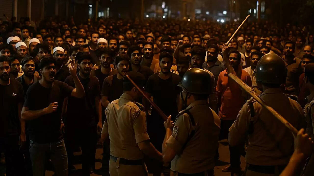 देहरादून में तनाव: धार्मिक टिप्पणी पर भड़की भीड़, पुलिस ने किया लाठीचार्ज