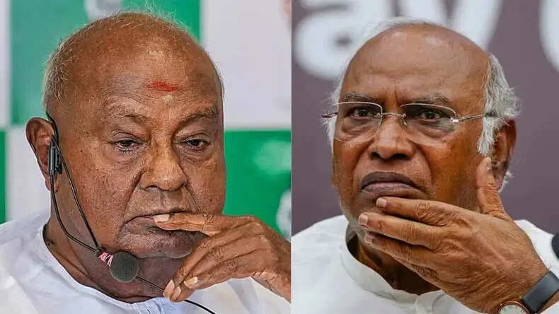 राज्यसभा में खड़गे और देवगौड़ा के बीच दिलचस्प संवाद