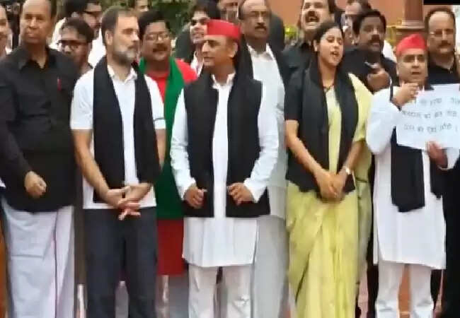 बिहार एसआईआर पर विपक्ष का जोरदार विरोध, संसद में हंगामा
