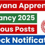 हरियाणा अप्रेंटिस भर्ती 2025: विभिन्न पदों के लिए आवेदन करें