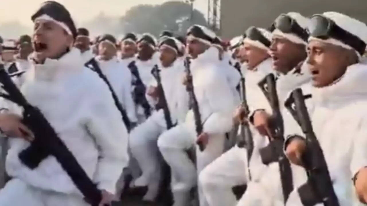 भारतीय सेना का गणतंत्र दिवस परेड रिहर्सल का मजेदार वीडियो वायरल