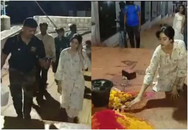 जाह्नवी कपूर ने 29वें जन्मदिन पर तिरुमाला मंदिर में की पूजा