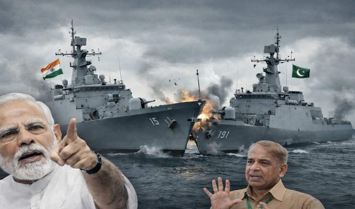 भारत और पाकिस्तान के युद्धपोतों की गतिविधि से हड़कंप, तनाव बढ़ा