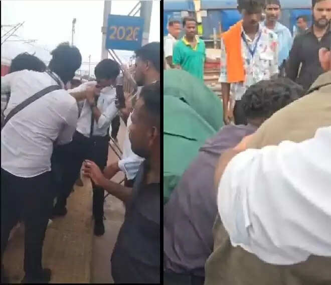 कानपुर रेलवे स्टेशन पर टीटी की पिटाई का वीडियो वायरल