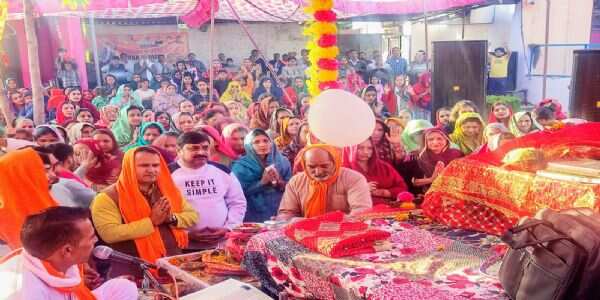 भागवत सप्ताह कथा का समापन हुआ