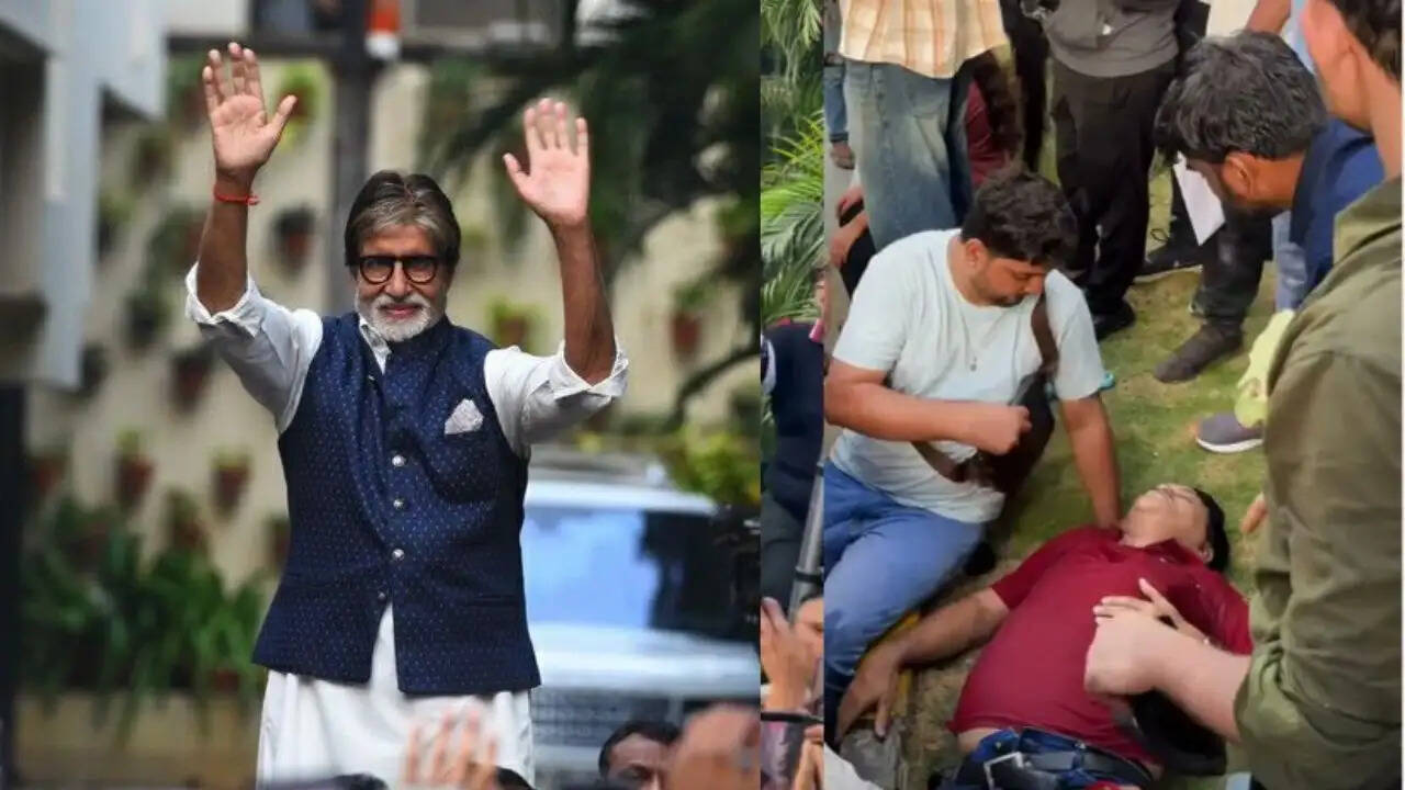 अमिताभ बच्चन के घर के बाहर फैन की तबीयत बिगड़ी, सोशल मीडिया पर छिड़ी बहस