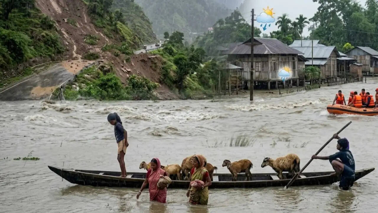 मानसून का कहर: असम और उत्तराखंड में बाढ़ और भूस्खलन से जनजीवन प्रभावित