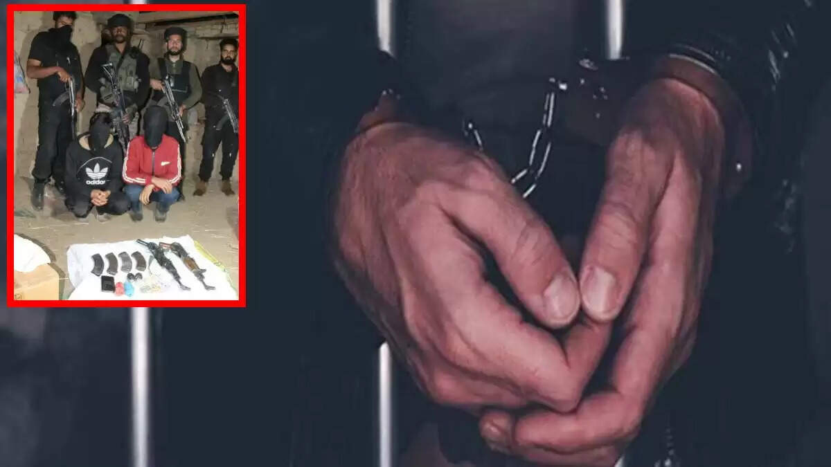 जम्मू-कश्मीर में सुरक्षाबलों ने दो हाइब्रिड आतंकवादियों को किया गिरफ्तार
