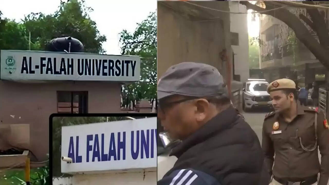 दिल्ली में अल-फलाह यूनिवर्सिटी पर छापेमारी: धमाके की जांच में तेजी