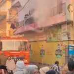 हिसार में आग लगने से मचा हड़कंप, परिवार की जान बची
