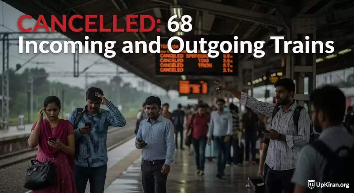 जम्मू-कश्मीर में बारिश से यातायात प्रभावित, 68 ट्रेनों का संचालन रद्द