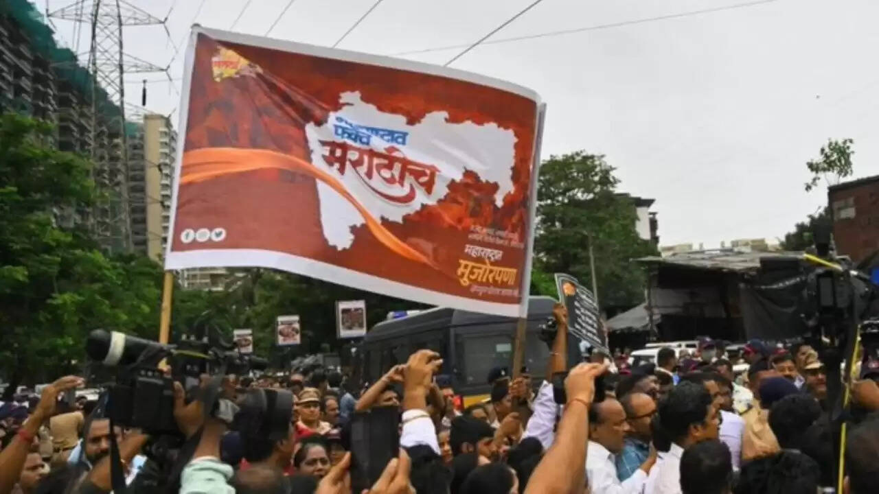 मराठी भाषा के विवाद पर मनसे कार्यकर्ताओं की गिरफ्तारी, व्यापारियों का विरोध