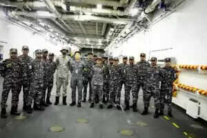 INS सह्याद्री का दक्षिण कोरिया में नौसैनिक अभ्यास में भागीदारी