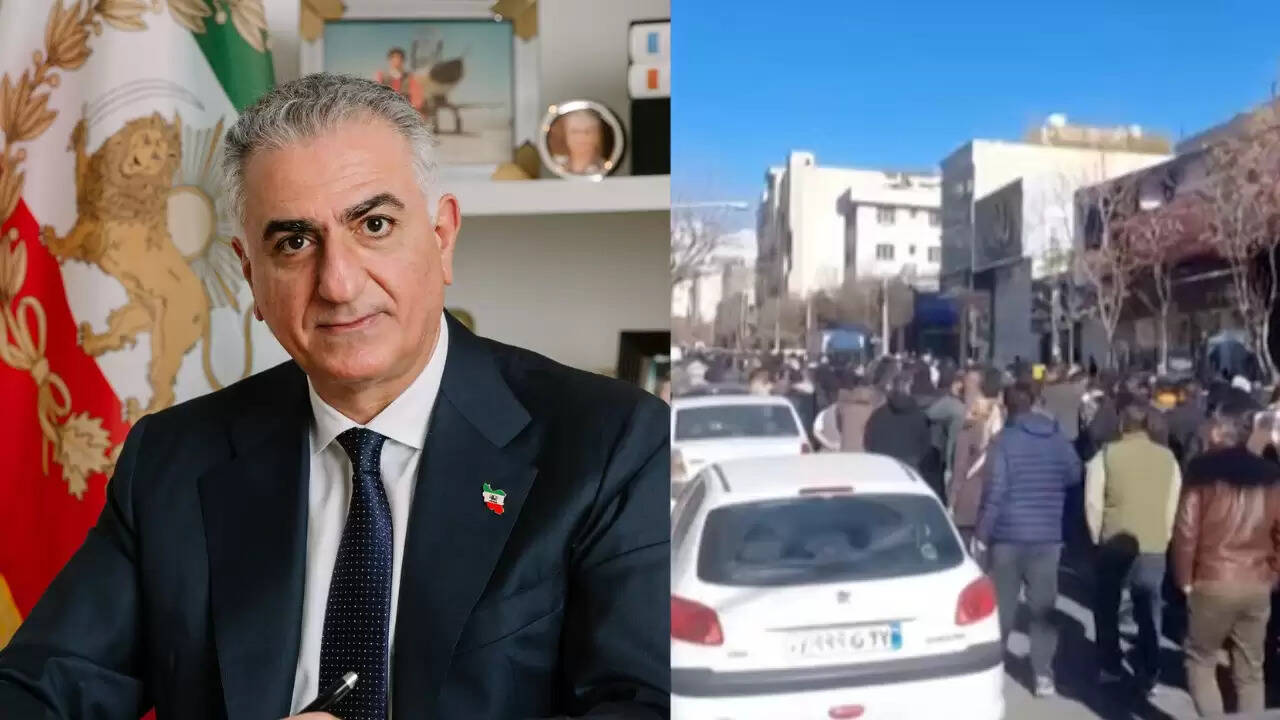 ईरान में बढ़ते संकट के बीच रजा पहलवी का प्रदर्शन का आह्वान