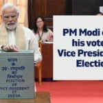 उपराष्ट्रपति चुनाव: मतदान प्रक्रिया शुरू, पीएम मोदी ने किया पहला वोट