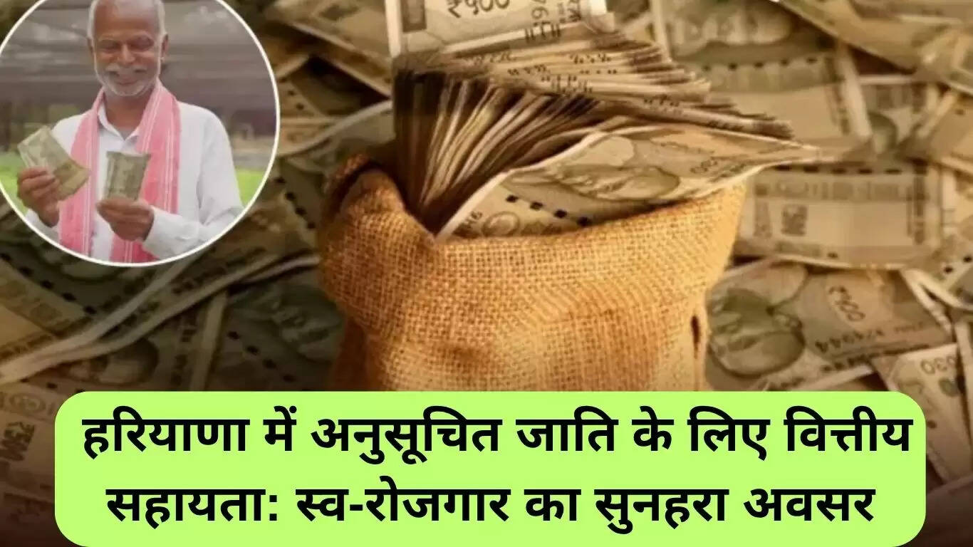 हरियाणा में अनुसूचित जातियों के लिए वित्तीय सहायता: स्व-रोजगार का सुनहरा अवसर