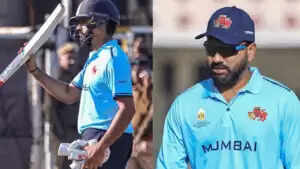 विजय हजारे ट्रॉफी में रोहित शर्मा का निराशाजनक प्रदर्शन, पहली गेंद पर आउट