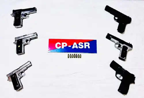 अमृतसर में तीन आरोपी गिरफ्तार, छह पिस्तौले बरामद