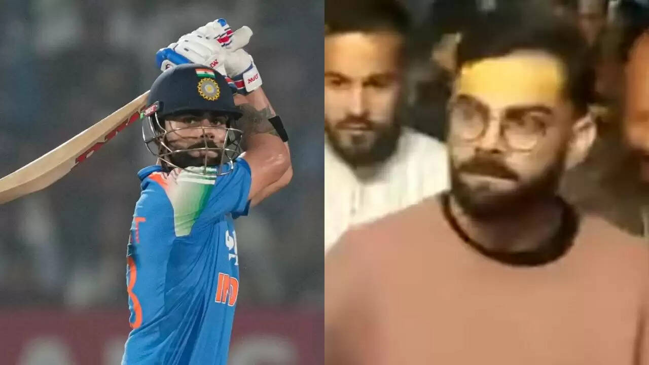 विराट कोहली ने महाकालेश्वर मंदिर में की पूजा, तीसरे वनडे से पहले लिया आशीर्वाद