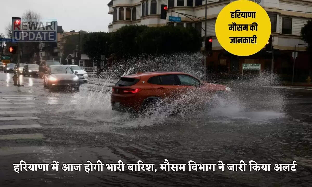 हरियाणा में बारिश का येलो अलर्ट: सभी 22 जिलों में मौसम में बदलाव की संभावना