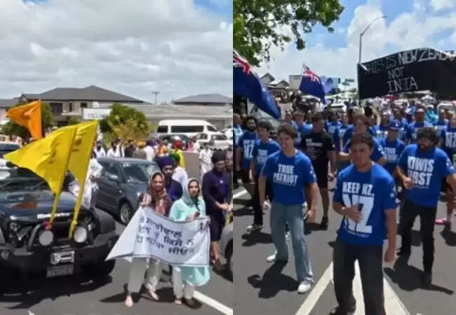 न्यूजीलैंड में सिख समुदाय के धार्मिक जुलूस के खिलाफ दक्षिणपंथी समूह का विरोध