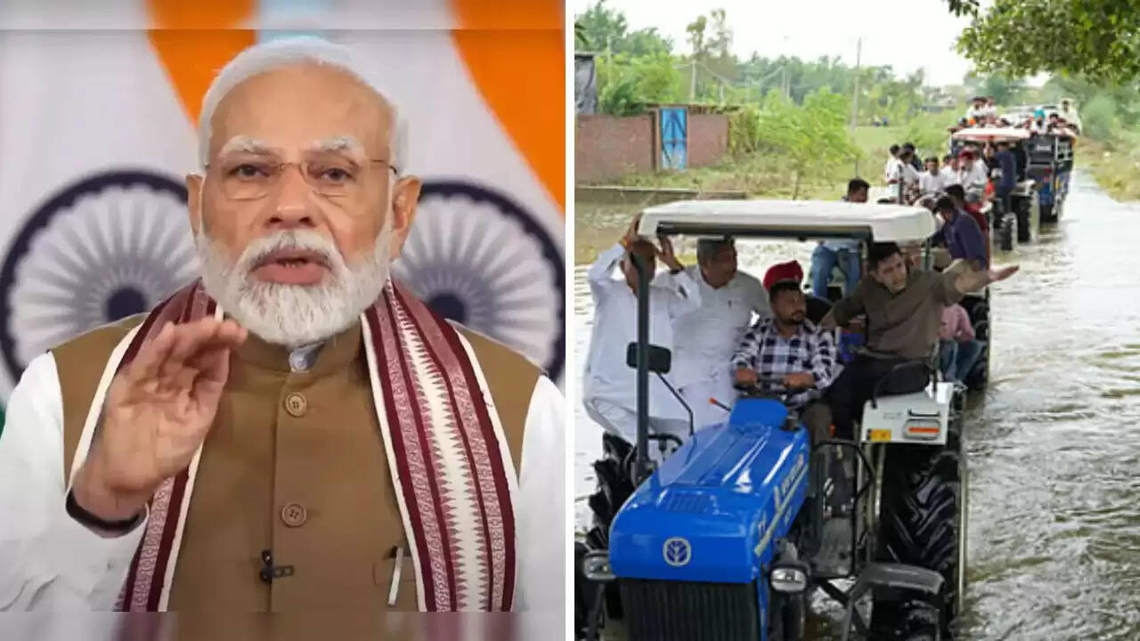 प्रधानमंत्री मोदी का गुरदासपुर दौरा: बाढ़ प्रभावितों की मदद का आश्वासन
