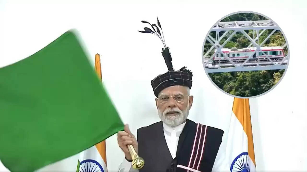 प्रधानमंत्री मोदी ने मिजोरम में पहली रेलवे लाइन का उद्घाटन किया: जानें नई ट्रेन सेवाओं के बारे में