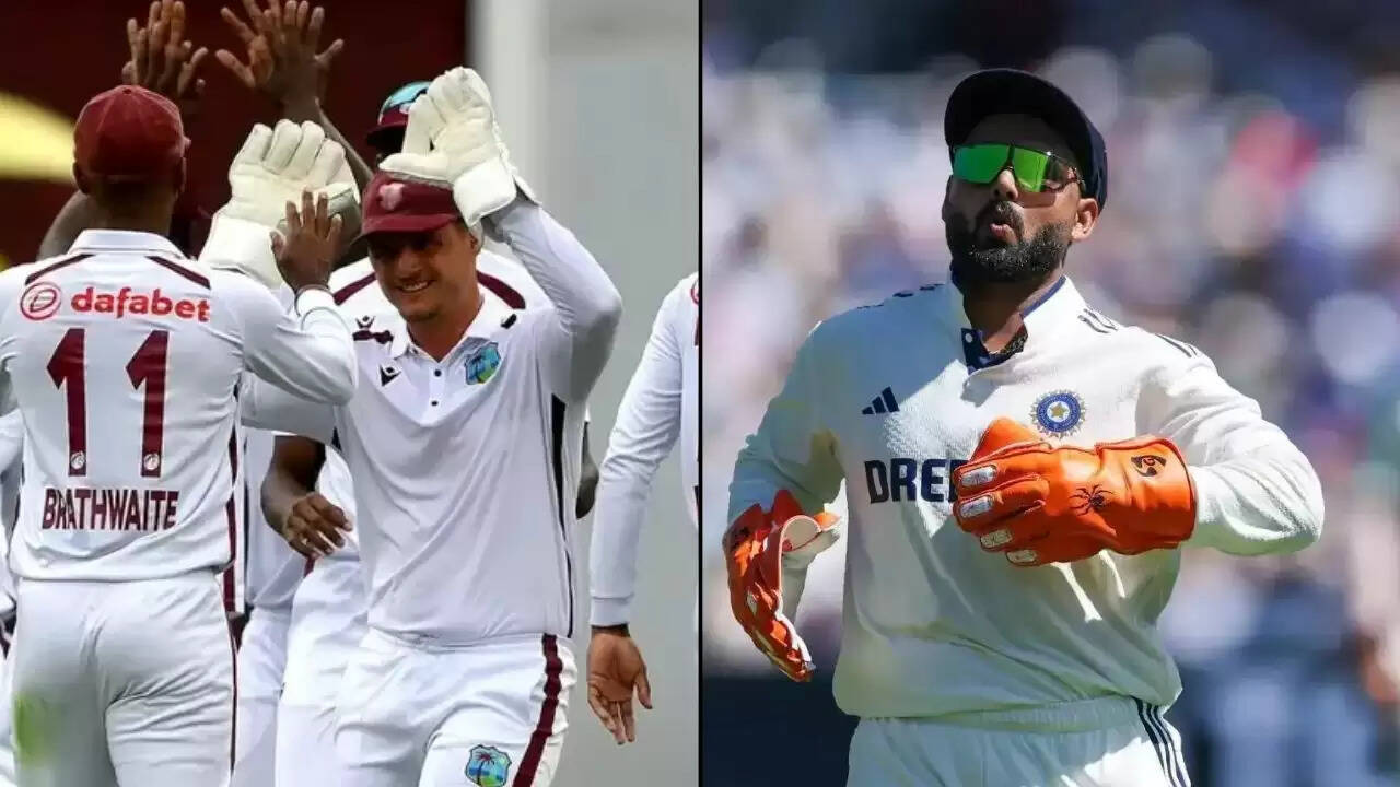ऋषभ पंत वेस्टइंडीज टेस्ट सीरीज से बाहर, नई टीम की घोषणा