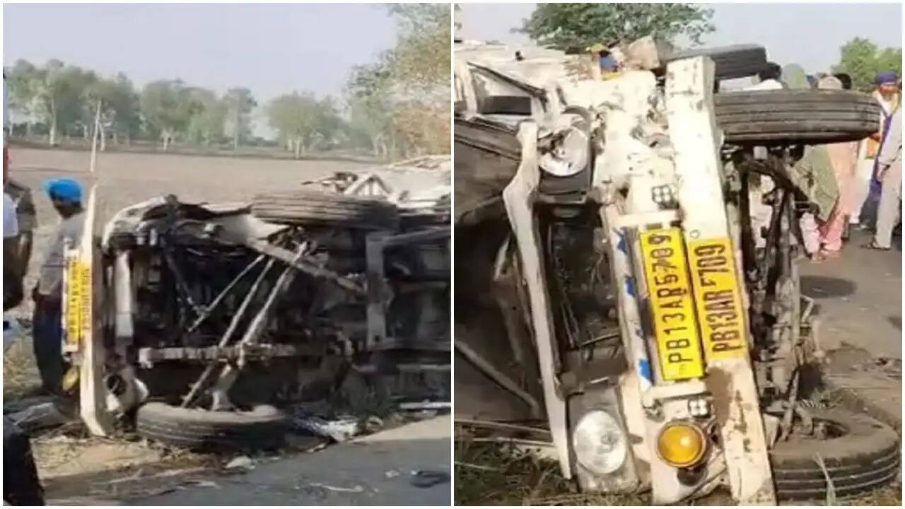 फिरोजपुर में दर्दनाक सड़क हादसा: 8 की मौत, 15 से अधिक घायल